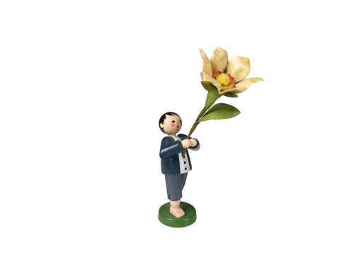 Erzgebirge blumenkind figur - ,