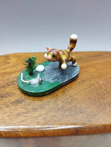 Hubrig katze mit maus - hubrig,