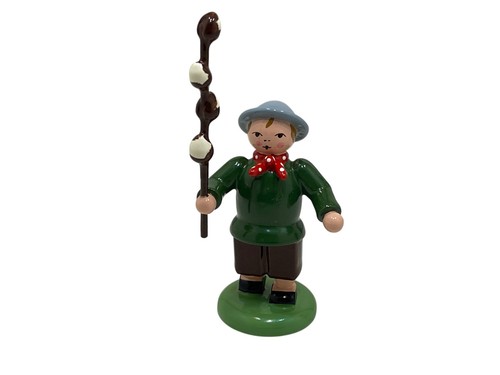 Erzgebirge figur sammler holz - figur,